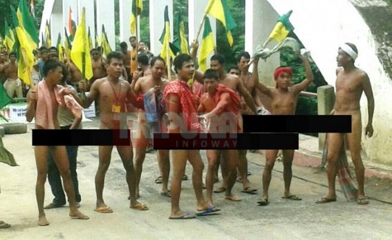 Tribal party's road, rail blockades continue in Tripura
